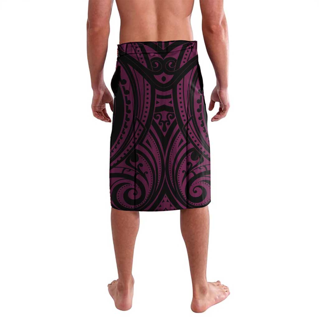 New Zealand Silver Fern Rugby Custom Lavalava All Black Maori Pattern Pink - Aussie Hoodie