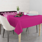 New Zealand Silver Fern Rugby Custom Tablecloth All Black Maori Pattern Pink - Aussie Hoodie