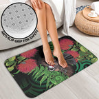 Meri Kirihimete New Zealand Bathroom Set Piwakawaka Koru Fern Mix Pohutukawa - Aussie Hoodie