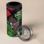Meri Kirihimete New Zealand 4 in 1 Can Cooler Tumbler Piwakawaka Koru Fern Mix Pohutukawa - Aussie Hoodie