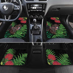 Meri Kirihimete New Zealand Car Mats Piwakawaka Koru Fern Mix Pohutukawa - Aussie Hoodie