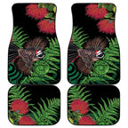 Meri Kirihimete New Zealand Car Mats Piwakawaka Koru Fern Mix Pohutukawa - Aussie Hoodie