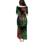 Meri Kirihimete New Zealand Puletasi Piwakawaka Koru Fern Mix Pohutukawa - Aussie Hoodie