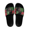 Meri Kirihimete New Zealand Slide Sandals Piwakawaka Koru Fern Mix Pohutukawa - Aussie Hoodie