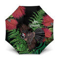 Meri Kirihimete New Zealand Umbrella Piwakawaka Koru Fern Mix Pohutukawa - Aussie Hoodie