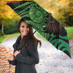 Meri Kirihimete New Zealand Umbrella Piwakawaka Koru Fern Mix Pohutukawa - Aussie Hoodie