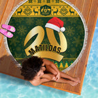 personalised-australia-matildas-christmas-beach-blanket-merry-xmas-2023-national-color