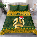 personalised-australia-matildas-christmas-bedding-set-merry-xmas-2023-national-color