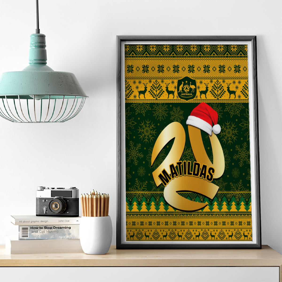 personalised-australia-matildas-christmas-canvas-wall-art-merry-xmas-2023-national-color