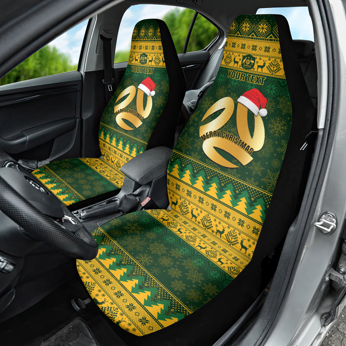 personalised-australia-matildas-christmas-car-seat-cover-merry-xmas-2023-national-color