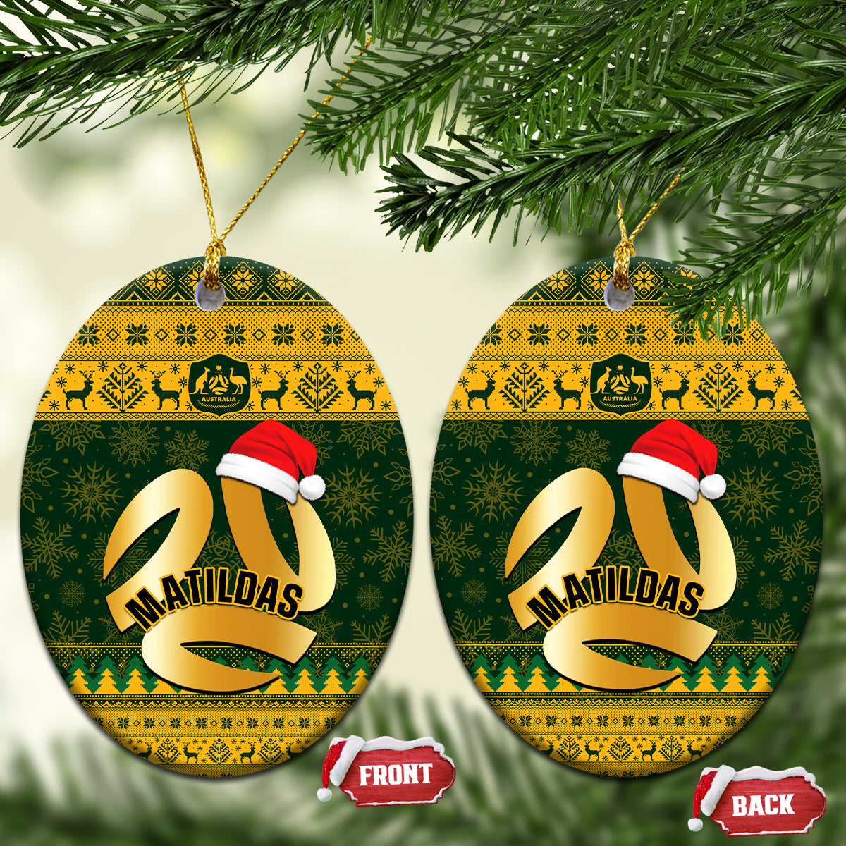 personalised-australia-matildas-christmas-ceramic-ornament-merry-xmas-2023-national-color