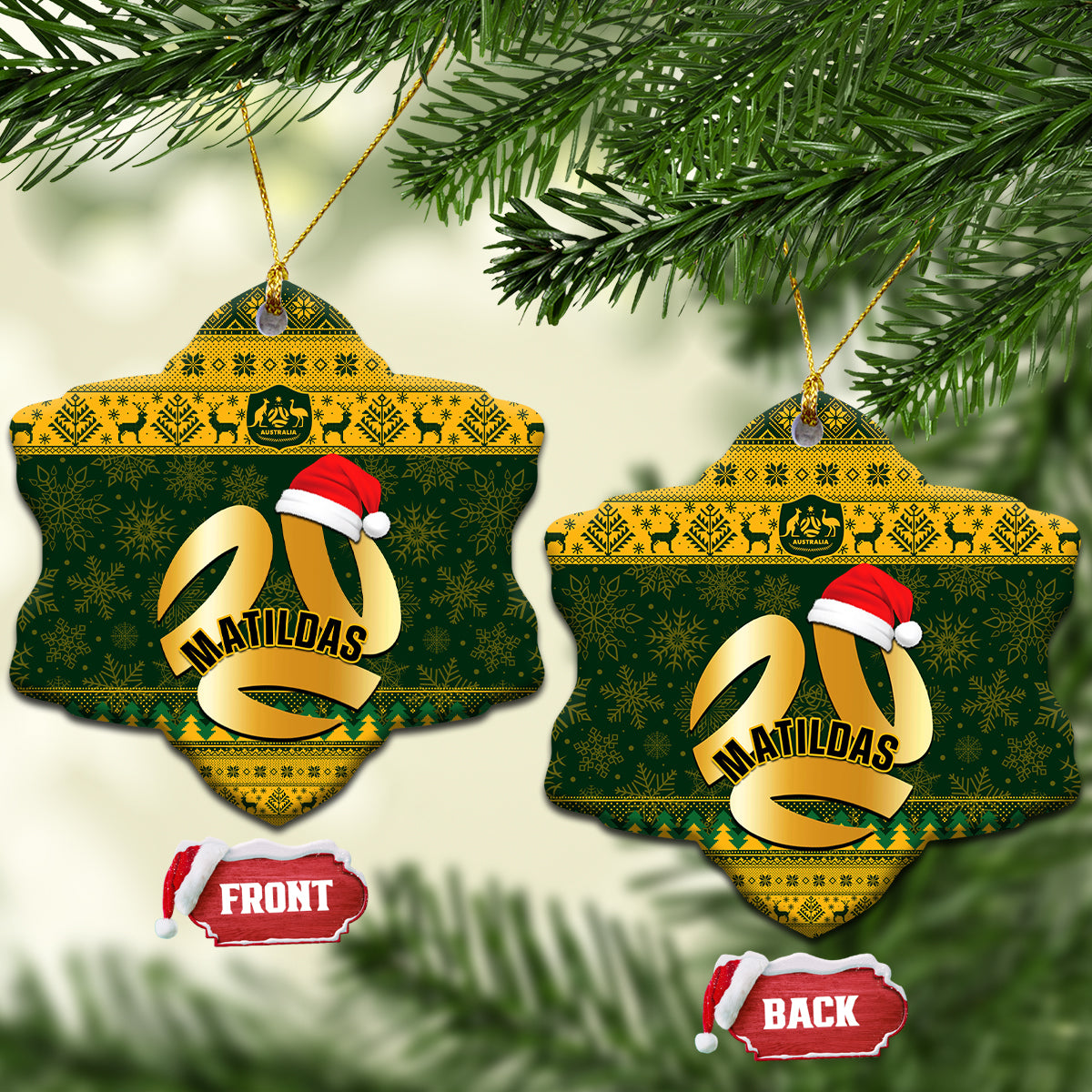 personalised-australia-matildas-christmas-ceramic-ornament-merry-xmas-2023-national-color
