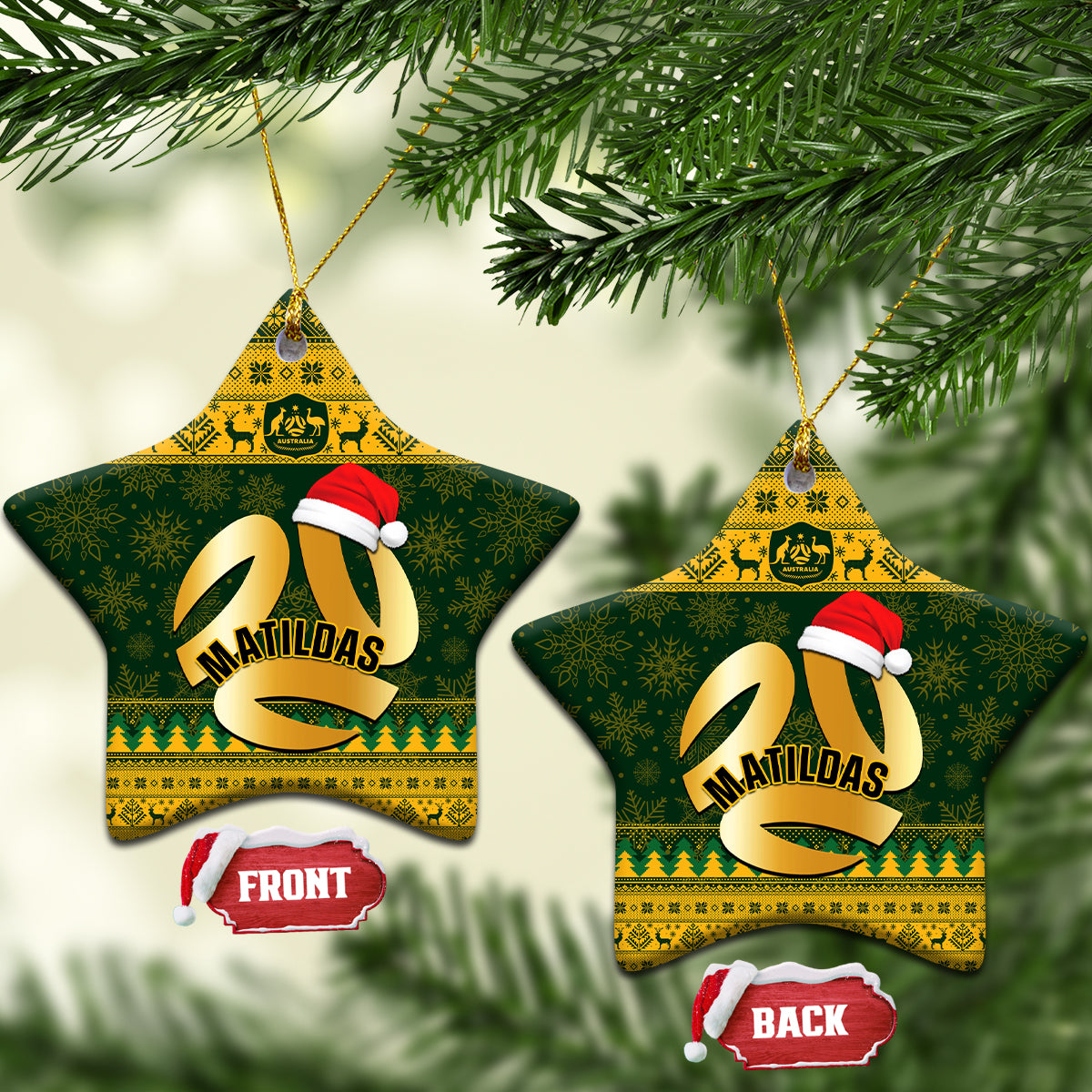 personalised-australia-matildas-christmas-ceramic-ornament-merry-xmas-2023-national-color