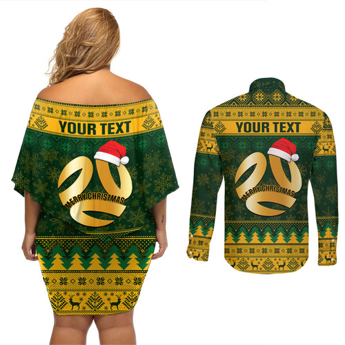 personalised-australia-matildas-christmas-couples-matching-off-shoulder-short-dress-and-long-sleeve-button-shirts-merry-xmas-2023-national-color
