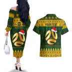 personalised-australia-matildas-christmas-couples-matching-off-the-shoulder-long-sleeve-dress-and-hawaiian-shirt-merry-xmas-2023-national-color