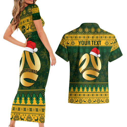 personalised-australia-matildas-christmas-couples-matching-short-sleeve-bodycon-dress-and-hawaiian-shirt-merry-xmas-2023-national-color