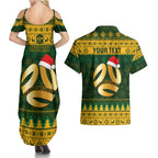 personalised-australia-matildas-christmas-couples-matching-summer-maxi-dress-and-hawaiian-shirt-merry-xmas-2023-national-color
