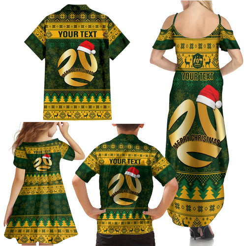 personalised-australia-matildas-christmas-family-matching-summer-maxi-dress-and-hawaiian-shirt-merry-xmas-2023-national-color