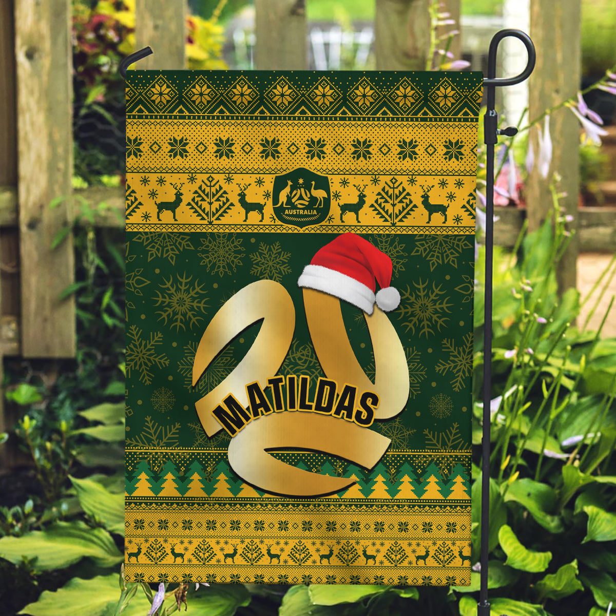personalised-australia-matildas-christmas-garden-flag-merry-xmas-2023-national-color