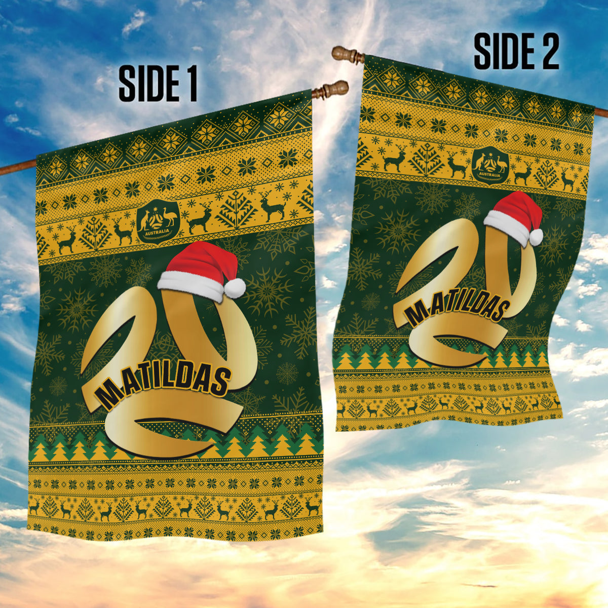 personalised-australia-matildas-christmas-garden-flag-merry-xmas-2023-national-color