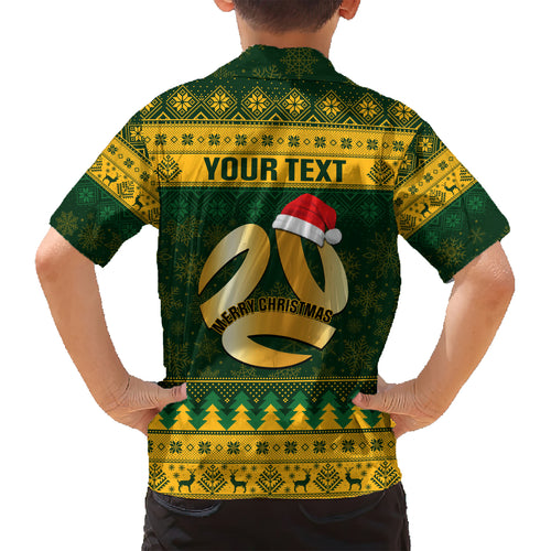 personalised-australia-matildas-christmas-kid-hawaiian-shirt-merry-xmas-2023-national-color