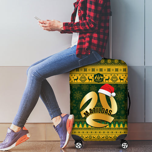 personalised-australia-matildas-christmas-luggage-cover-merry-xmas-2023-national-color