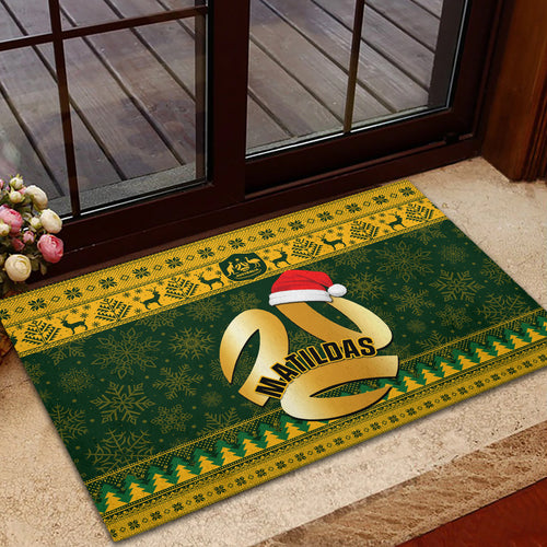 personalised-australia-matildas-christmas-rubber-doormat-merry-xmas-2023-national-color