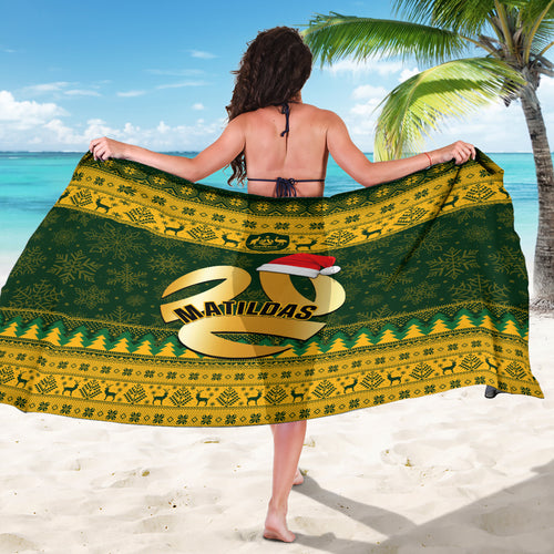 personalised-australia-matildas-christmas-sarong-merry-xmas-2023-national-color