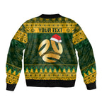 personalised-australia-matildas-christmas-sleeve-zip-bomber-jacket-merry-xmas-2023-national-color