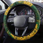 Australia Matildas Christmas Steering Wheel Cover Merry Xmas 2023 National Color