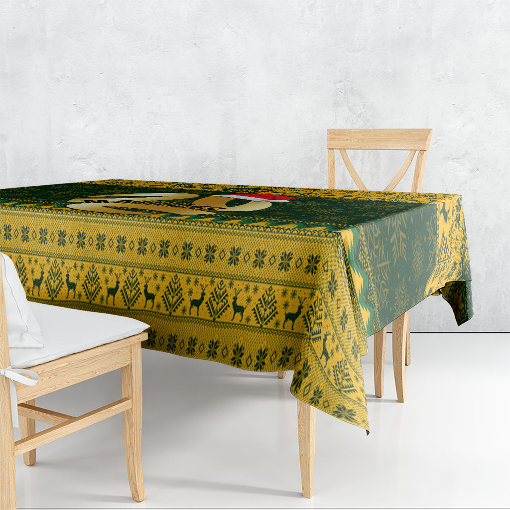 personalised-australia-matildas-christmas-tablecloth-merry-xmas-2023-national-color