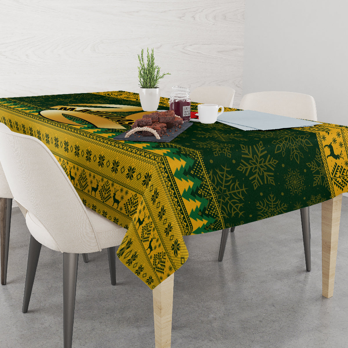 personalised-australia-matildas-christmas-tablecloth-merry-xmas-2023-national-color