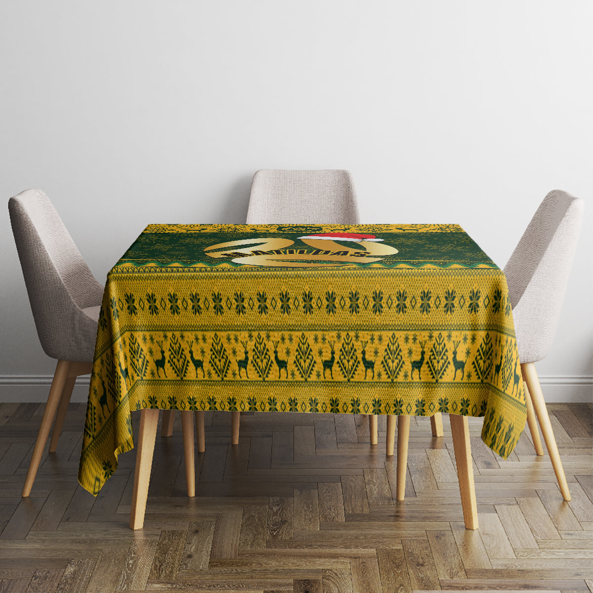 personalised-australia-matildas-christmas-tablecloth-merry-xmas-2023-national-color