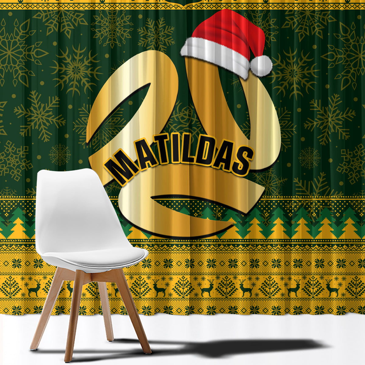 personalised-australia-matildas-christmas-window-curtain-merry-xmas-2023-national-color