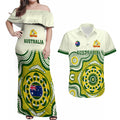 australia-cricket-couples-matching-off-shoulder-maxi-dress-and-hawaiian-shirt-boxing-day-2023-test-indigenous-art