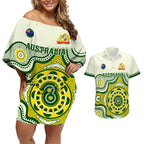 australia-cricket-couples-matching-off-shoulder-short-dress-and-hawaiian-shirt-boxing-day-2023-test-indigenous-art