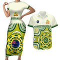 australia-cricket-couples-matching-short-sleeve-bodycon-dress-and-hawaiian-shirt-boxing-day-2023-test-indigenous-art