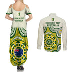 australia-cricket-couples-matching-summer-maxi-dress-and-long-sleeve-button-shirts-boxing-day-2023-test-indigenous-art