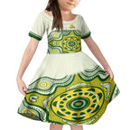australia-cricket-kid-short-sleeve-dress-boxing-day-2023-test-indigenous-art