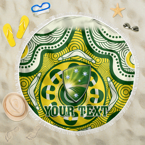 custom-australia-cricket-beach-blanket-boxing-day-2023-test-indigenous-art
