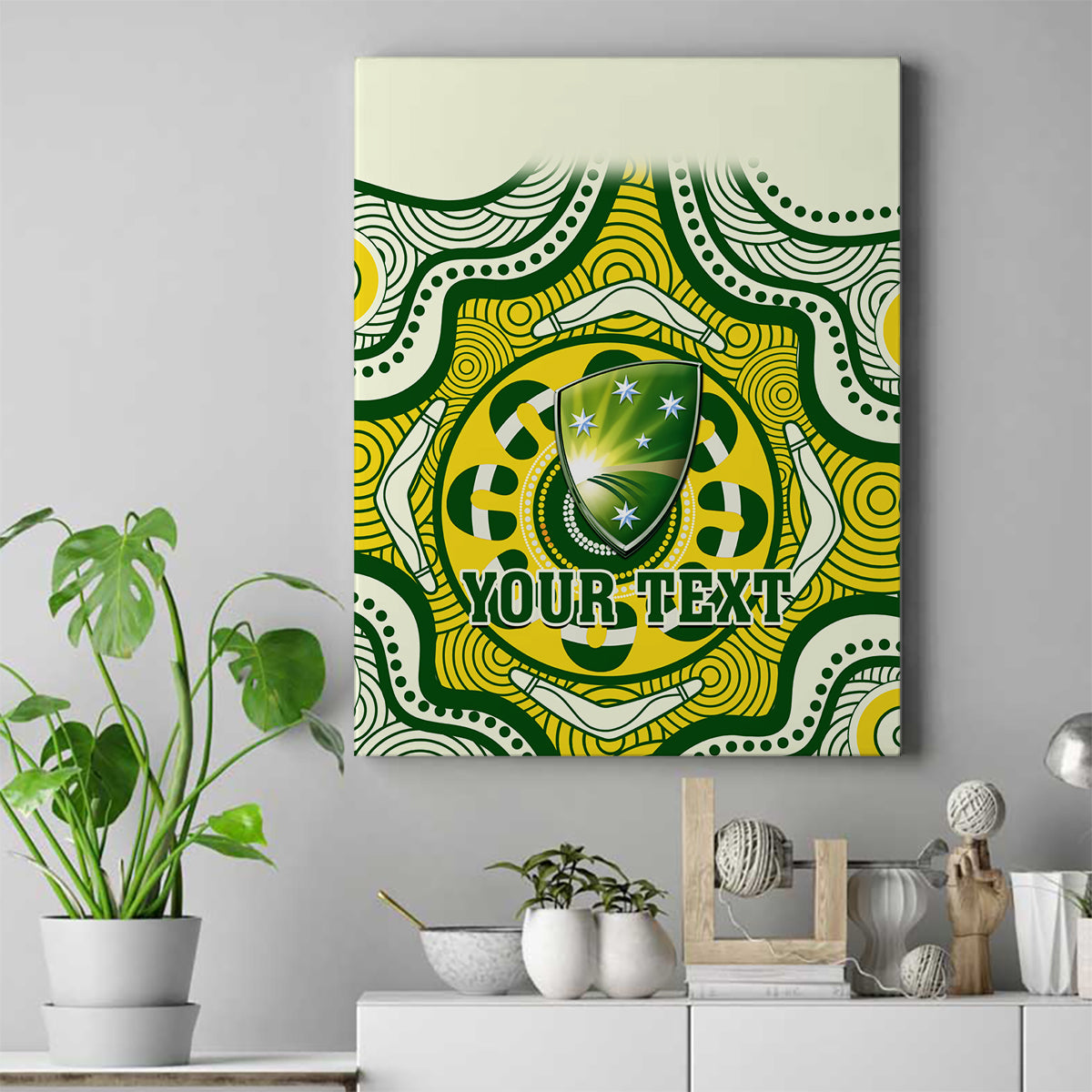 custom-australia-cricket-canvas-wall-art-boxing-day-2023-test-indigenous-art
