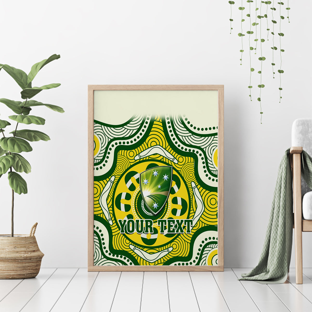 custom-australia-cricket-canvas-wall-art-boxing-day-2023-test-indigenous-art
