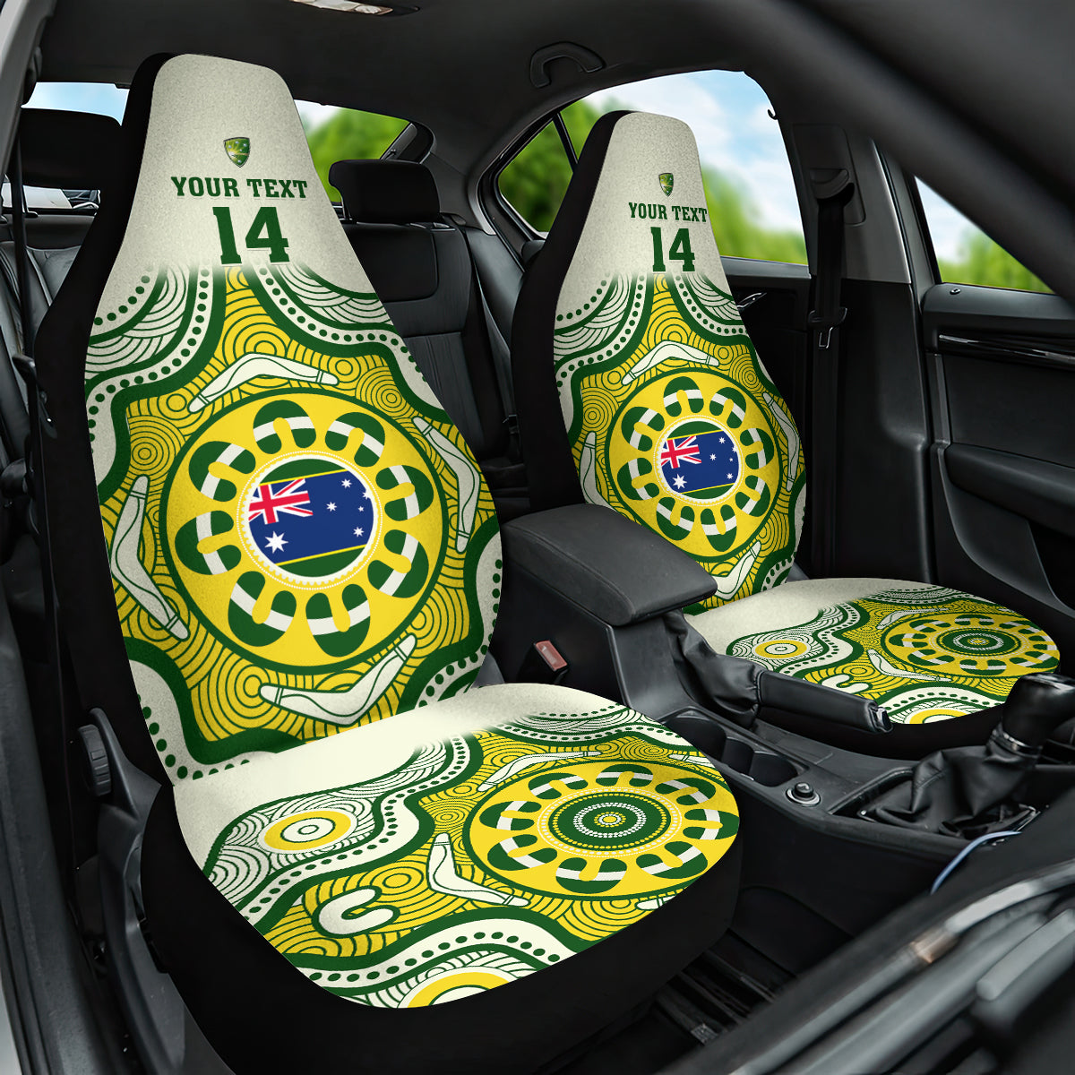 custom-australia-cricket-car-seat-cover-boxing-day-2023-test-indigenous-art
