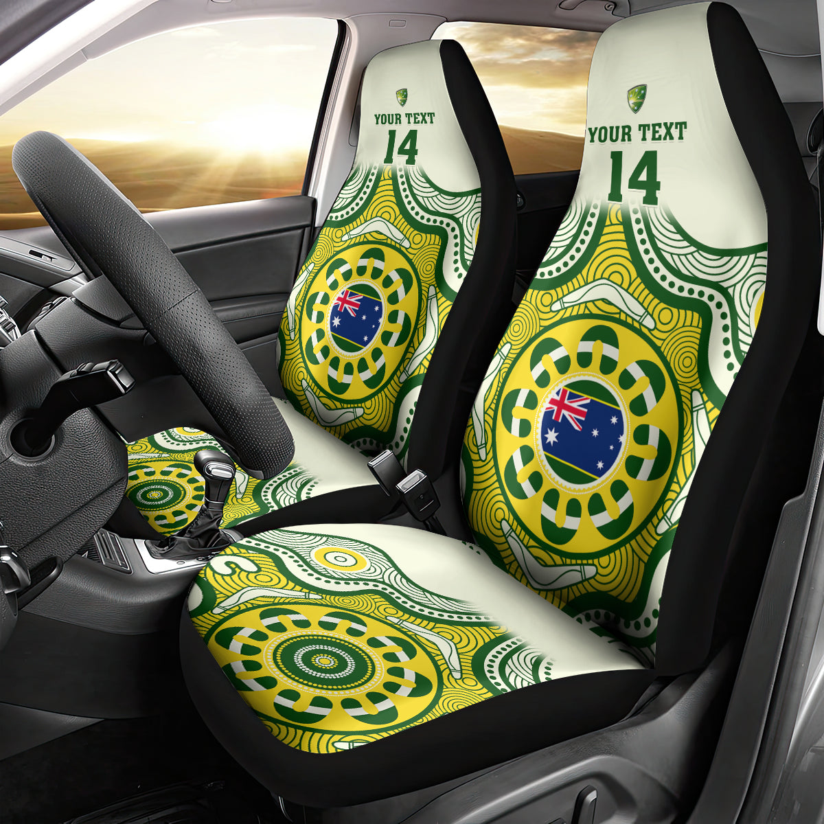 custom-australia-cricket-car-seat-cover-boxing-day-2023-test-indigenous-art