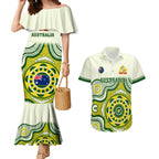 custom-australia-cricket-couples-matching-mermaid-dress-and-hawaiian-shirt-boxing-day-2023-test-indigenous-art