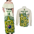 custom-australia-cricket-couples-matching-off-shoulder-maxi-dress-and-long-sleeve-button-shirts-boxing-day-2023-test-indigenous-art