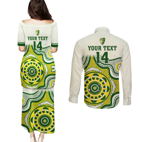 custom-australia-cricket-couples-matching-puletasi-dress-and-long-sleeve-button-shirts-boxing-day-2023-test-indigenous-art