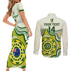 custom-australia-cricket-couples-matching-short-sleeve-bodycon-dress-and-long-sleeve-button-shirts-boxing-day-2023-test-indigenous-art