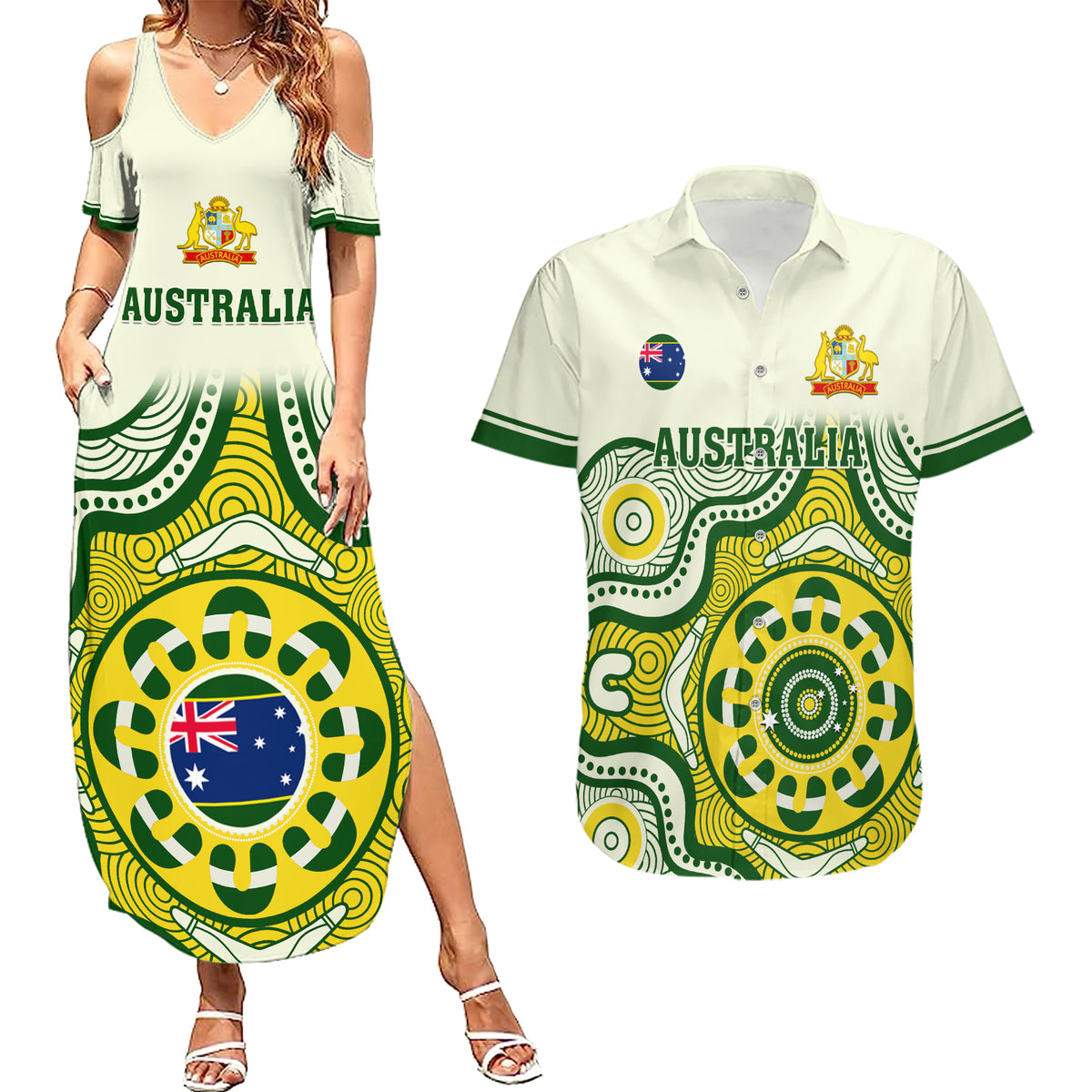 custom-australia-cricket-couples-matching-summer-maxi-dress-and-hawaiian-shirt-boxing-day-2023-test-indigenous-art