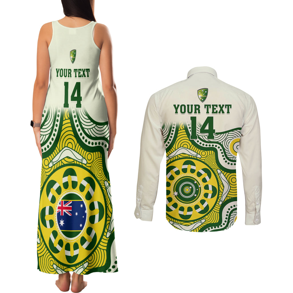 custom-australia-cricket-couples-matching-tank-maxi-dress-and-long-sleeve-button-shirts-boxing-day-2023-test-indigenous-art